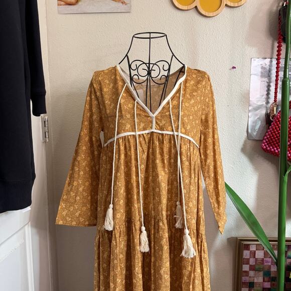 Christy Dawn Paloma Dress Biscotti Cosmo Floral SP - Picture 2 of 9